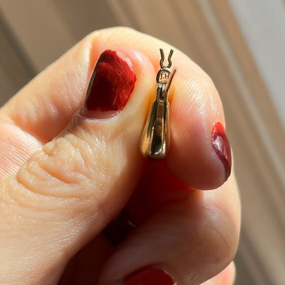 J Hannah Tetra hoops I (14kt Gold) - Picture 4 of 6